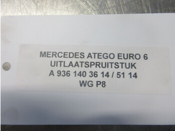 Выпускной коллектор для Грузовиков Mercedes-Benz A 936 140 36 14 / 51 14 UITLAATSPRUITSTUK OM936LA EURO 6: фото 4