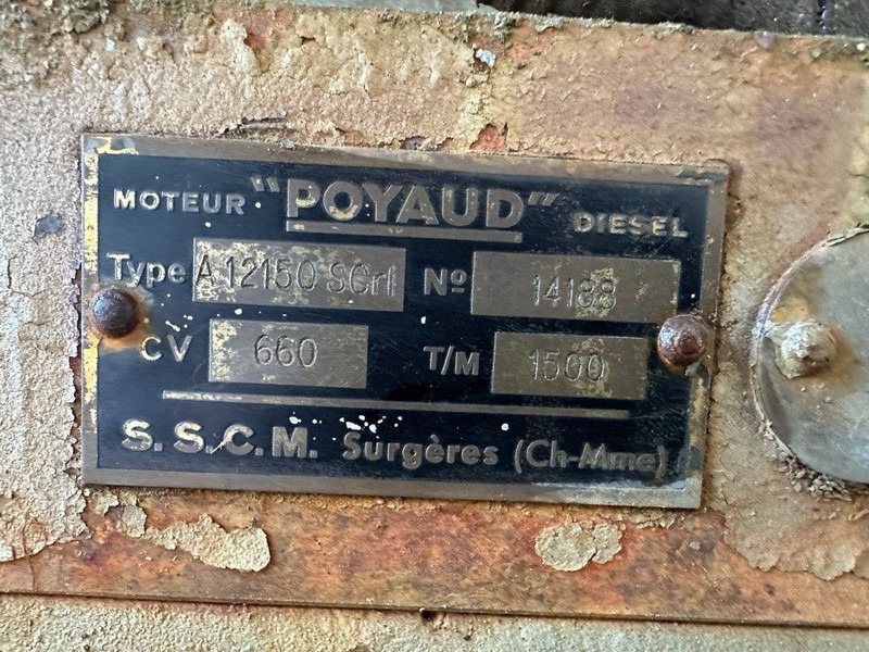 Двигатель для Погрузочно-разгрузочной техники POYAUD Poyaud A12150 SCRL 660 PK Diesel Motor: фото 4