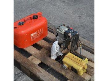 Двигатель и запчасти Pallet of Gasoline Can, Honda GX100 Engine c/w Fuel Tank - 1424-7: фото 1