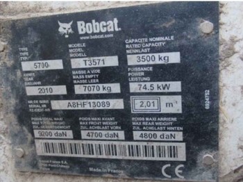 Bobcat BOBCAT T3571 - Zwolnica - Zwrotnica - Półoś - Skrzynia - Silnik - Siłowniki - Рулевое управление