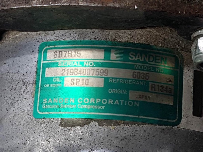 Компрессор кондиционера для Строительной техники SANDEN SD7H15-6035-Compressor/Kompressor/Aircopomp: фото 5