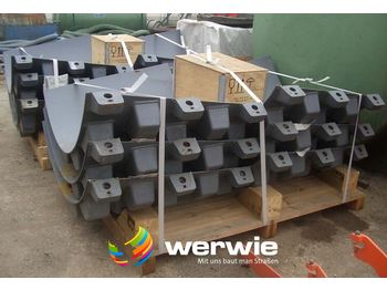 Stampffußschalen for HAMM construction roller - Запчасти