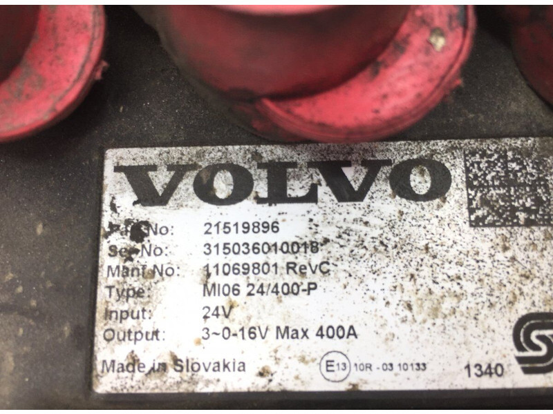 Электрическая система Volvo B5LH (01.13-): фото 6