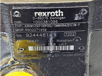 Гидравлика для Строительной техники WACKER NEUSON 1000381096-Rexroth A36VM125EP100-Drive motor: фото 4
