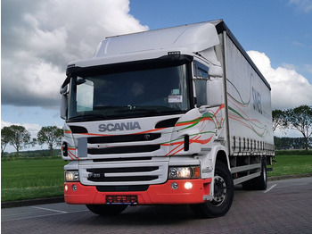 Scania P250 mnb 19t airco lift - Тентованный грузовик: фото 1