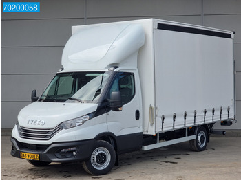 Iveco Daily 35S18 3.0 Automaat Schuifzeilen Bakwagen Laadklep Airco Cruise Schuifzeil Pritsche Plane 23m3 Airco Cruise control - Тентованный фургон: фото 1