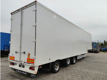Floor FLSDO-12 Gesloten Semi dieplader - Smit Aluminiumopbouw - Stuur-as - Lift-as - New Paint - 06/2024APK - TOP!! (O1621) - Полуприцеп-фургон: фото 1