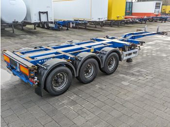 Pacton TXC343 MULTI 3-Axles BPW - LiftAxle - 5400kg - All Connections - 08/2024APK (O1668) - Полуприцеп-контейнеровоз/ Сменный кузов: фото 1