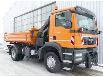 Самосвал, Автоманипулятор MAN TGM 18.340 / 4x4 / WINTERDIENST + KRAN + Funk: фото 1