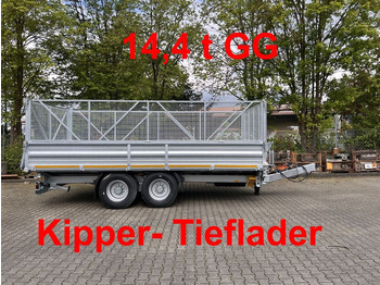Möslein  14 t Tandem- Kipper Tieflader 5,70 m lang, Brei  в лизинг Möslein  14 t Tandem- Kipper Tieflader 5,70 m lang, Brei: фото 1