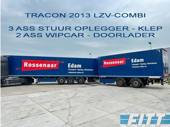 Полуприцеп-фургон Tracon LZV gesloten combi - 3ass gesloten oplegger - 2 ass gesloten wipcar: фото 1 Полуприцеп-фургон Tracon LZV gesloten combi - 3ass gesloten oplegger - 2 ass gesloten wipcar: фото 1