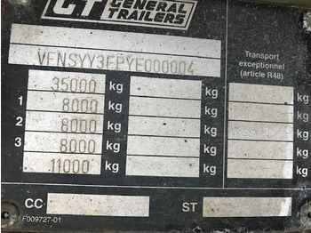 General Trailer SYY3FP SYY3FP Plattformauflieger, Liftachse в лизинг General Trailer SYY3FP SYY3FP Plattformauflieger, Liftachse: фото 3