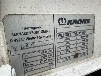 Krone SDP 27 SDP 27 , Edscha-Verdeck, Ex-Fahrschule в лизинг Krone SDP 27 SDP 27 , Edscha-Verdeck, Ex-Fahrschule: фото 5
