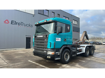 Scania 124 - 400 (MANUEL PUMP / POMPE MANUELLE / 6X4 / BELGIAN TRUCK / HOOK / AMPLIROL) в лизинг Scania 124 - 400 (MANUEL PUMP / POMPE MANUELLE / 6X4 / BELGIAN TRUCK / HOOK / AMPLIROL): фото 1