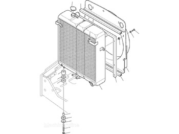 Новый Радиатор для Экскаваторов-погрузчиков Komatsu WB93, WB91R, WB93R, WB93S, WB97R, WB97S: фото 1 Новый Радиатор для Экскаваторов-погрузчиков Komatsu WB93, WB91R, WB93R, WB93S, WB97R, WB97S: фото 1