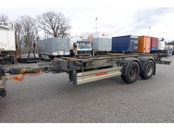 Прицеп-контейнеровоз/ Сменный кузов Hangler 2-Achs Tandem Hochgekoppelt, Luftgefedert: фото 1 Прицеп-контейнеровоз/ Сменный кузов Hangler 2-Achs Tandem Hochgekoppelt, Luftgefedert: фото 1