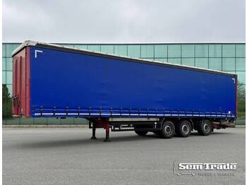 Тентованный полуприцеп Hertoghs 3-AS STUURAS TRIDEC LIFTAS 2.000 KG LAADKLEP GESCOOPEERD CHASSIS TOP ST: фото 1