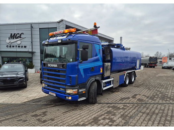 Scania R124 6X4 / ASENIZACYJNY / WUKO / W PEŁNI SPRAWNY / NIE RDZEWKA BECZKA / 9000L / 400L/MIN 120BAR / в лизинг Scania R124 6X4 / ASENIZACYJNY / WUKO / W PEŁNI SPRAWNY / NIE RDZEWKA BECZKA / 9000L / 400L/MIN 120BAR /: фото 1