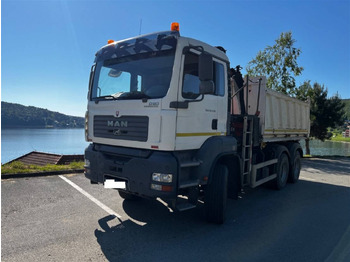 Самосвал MAN TGA 33.430 6x4 tipper + crane palfinger PK 12000: фото 1