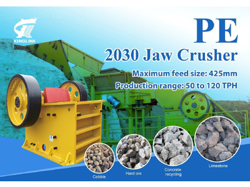 Kinglink PE500x750 | PE2030 Trio Type Jaw Crusher в лизинг Kinglink PE500x750 | PE2030 Trio Type Jaw Crusher: фото 1