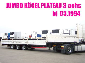 Полуприцеп бортовой/ Платформа Kögel JUMBOSATTEL KÖGEL BPW plateau schwanenhals: фото 1 Полуприцеп бортовой/ Платформа Kögel JUMBOSATTEL KÖGEL BPW plateau schwanenhals: фото 1