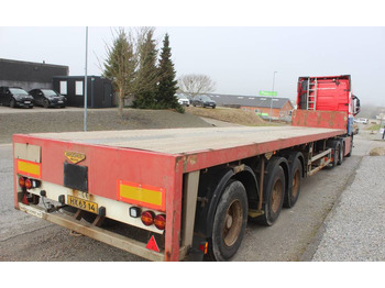 Полуприцеп бортовой/ Платформа Broshuis 3 Ax flat extension trailer.: фото 1