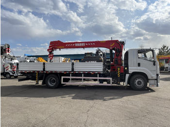 Новый Грузовик бортовой/ Платформа, Автоманипулятор ISUZU GIGA с КМУ 10 т: фото 4