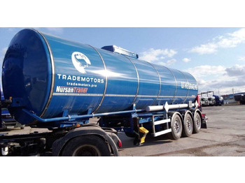 Новый Полуприцеп-цистерна Для транспортировки битума Nursan 3ANRSM: фото 3