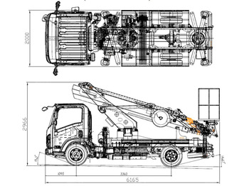 Автовышка Автовышка NOVAS 320C на шасси ISUZU 4Х2 дв 94kw высота подъёма 30м: фото 3