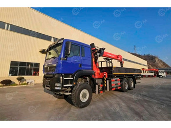 Бортовой грузовик/ Платформа Бортовой грузовик HOWO 6x6 дв 480лс кму КМУ SUNHUNK S3005 гп 12т: фото 3 Бортовой грузовик/ Платформа Бортовой грузовик HOWO 6x6 дв 480лс кму КМУ SUNHUNK S3005 гп 12т: фото 3
