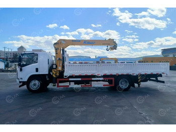 Бортовой грузовик/ Платформа Бортовой грузовик ISUZU 4x2 дв 139kw гп 6 тонн с КМУ XCMG SQS125-4 гп 5 т., 4 секции, стрела 11: фото 3