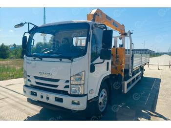 Новый Бортовой грузовик/ Платформа Бортовой грузовик ISUZU 4x4 дв 139kw c кму XCMG SQS125 гп 5т, 4 секции, стрела 11,2м, кузов 600: фото 2 Новый Бортовой грузовик/ Платформа Бортовой грузовик ISUZU 4x4 дв 139kw c кму XCMG SQS125 гп 5т, 4 секции, стрела 11,2м, кузов 600: фото 2
