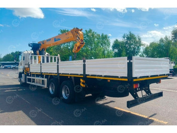 Бортовой грузовик/ Платформа Бортовой грузовик ISUZU 6x4 дв 221kw гп 12-15 т c кму XCMG SQS300-5 гп 12т., 5 секций, стрела 1: фото 4