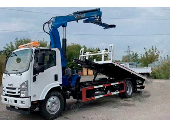 Эвакуатор Эвакуатор на шасси ISUZU 4x2 дв 139kw гидравлическим КМУ WANBANG SQS125-4 гп 5т сдвижная платфо: фото 2 Эвакуатор Эвакуатор на шасси ISUZU 4x2 дв 139kw гидравлическим КМУ WANBANG SQS125-4 гп 5т сдвижная платфо: фото 2