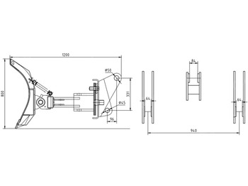 Отвал для снега