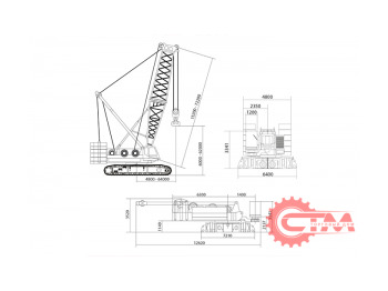 Гусеничный кран