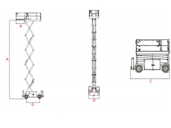 Ножничный подъемник LGMG
