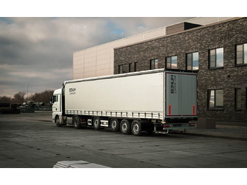 Новый Тентованный полуприцеп Полуприцеп шторный Bonum 914296-04, 2024: фото 4