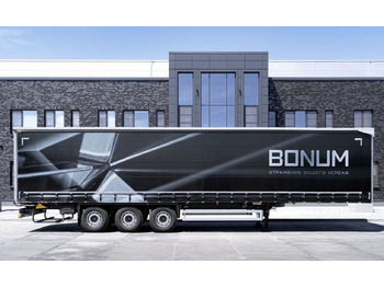 Новый Тентованный полуприцеп Полуприцеп шторный Bonum 914296-04, 2024: фото 3