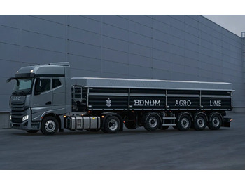 Новый Самосвальный полуприцеп Полуприцеп зерновоз Bonum Зерновоз, 2024: фото 3