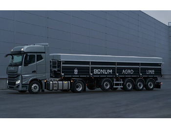 Новый Самосвальный полуприцеп Полуприцеп зерновоз Bonum Зерновоз, 2024: фото 3