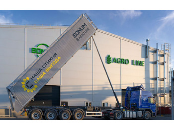 Новый Самосвальный полуприцеп Полуприцеп зерновоз Bonum Зерновоз, 2024: фото 4