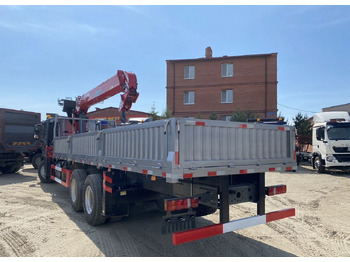 Новый Бортовой грузовик/ Платформа, Автоманипулятор Бортовой грузовик Howo T5G с КМУ XCMG, 2024: фото 5