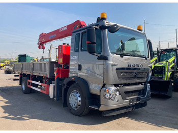 Новый Грузовик бортовой/ Платформа, Автоманипулятор Бортовой грузовик Howo T5G с КМУ XCMG, 2024: фото 2 Новый Грузовик бортовой/ Платформа, Автоманипулятор Бортовой грузовик Howo T5G с КМУ XCMG, 2024: фото 2