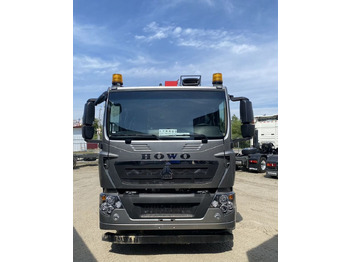 Новый Бортовой грузовик/ Платформа, Автоманипулятор Бортовой грузовик Howo T5G с КМУ XCMG, 2024: фото 4