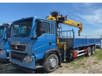 Новый Грузовик бортовой/ Платформа, Автоманипулятор Бортовой грузовик Howo T5G с КМУ XCMG, 2024: фото 2 Новый Грузовик бортовой/ Платформа, Автоманипулятор Бортовой грузовик Howo T5G с КМУ XCMG, 2024: фото 2