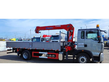 Новый Бортовой грузовик/ Платформа, Автоманипулятор Бортовой грузовик Howo T5G с КМУ XCMG, 2024: фото 3