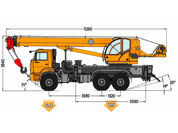 Новый Автокран Камышинский КЗ КС-55713-5К-1: фото 2 Новый Автокран Камышинский КЗ КС-55713-5К-1: фото 2