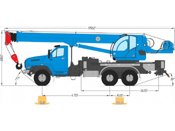 Новый Автокран Камышинский КЗ КС-55729-3К-31: фото 5