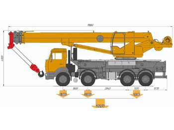 Новый Автокран Камышинский КЗ КС-65740-5: фото 3